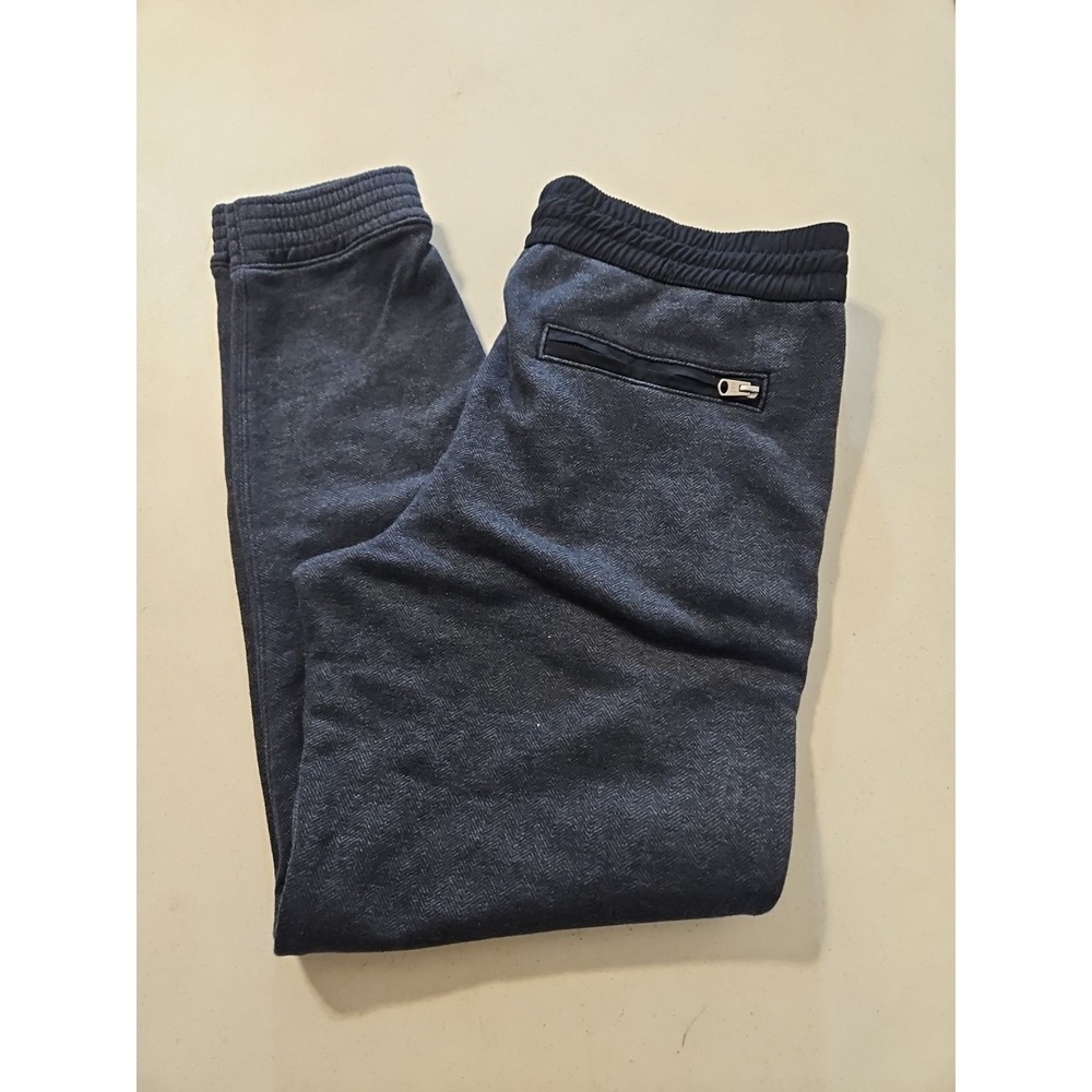 Abercrombie Fitch Women Jogger Pants Blue Stretch Drawstring Size M Pockets(1208